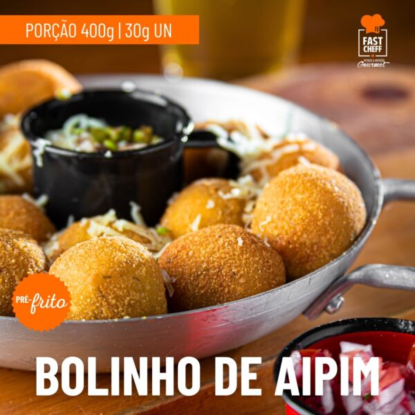 Bolinho Crocante de Aipim